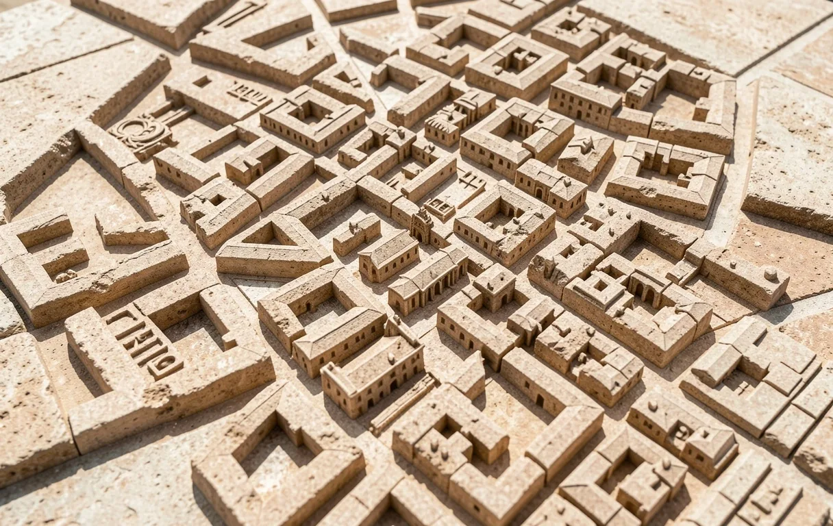 Málaga region map texture